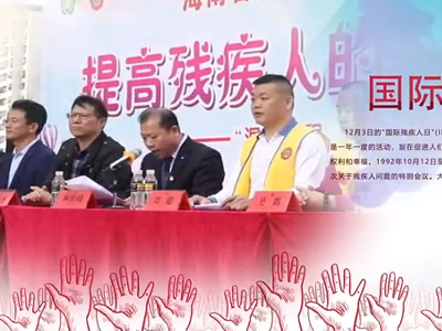 《海南省举行庆祝2019年“国际残疾人日”活动》
